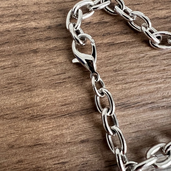 Swarovski charm bracelet, great condition. 18 cm. - Picture 4 of 5